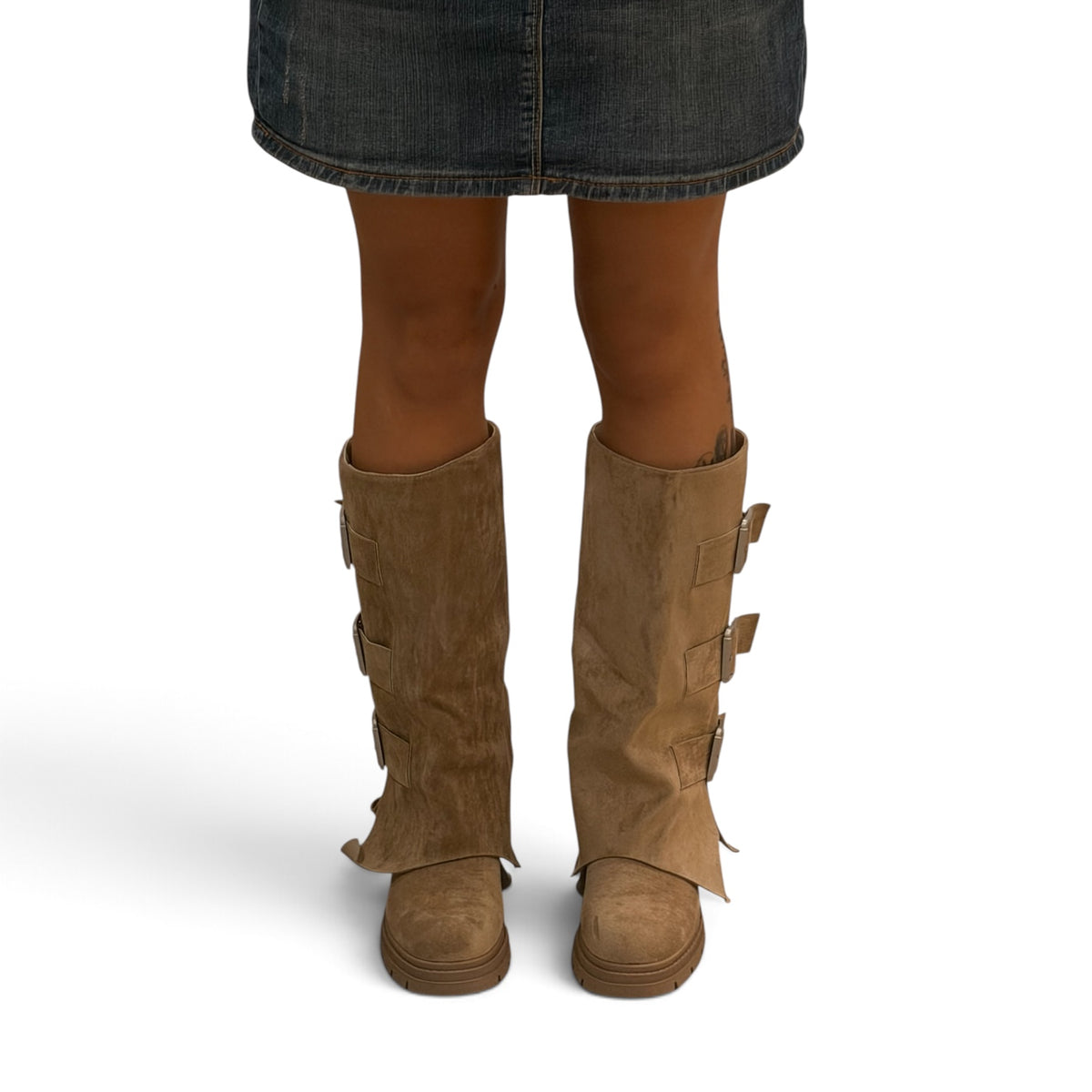 “Namir” stivale beige