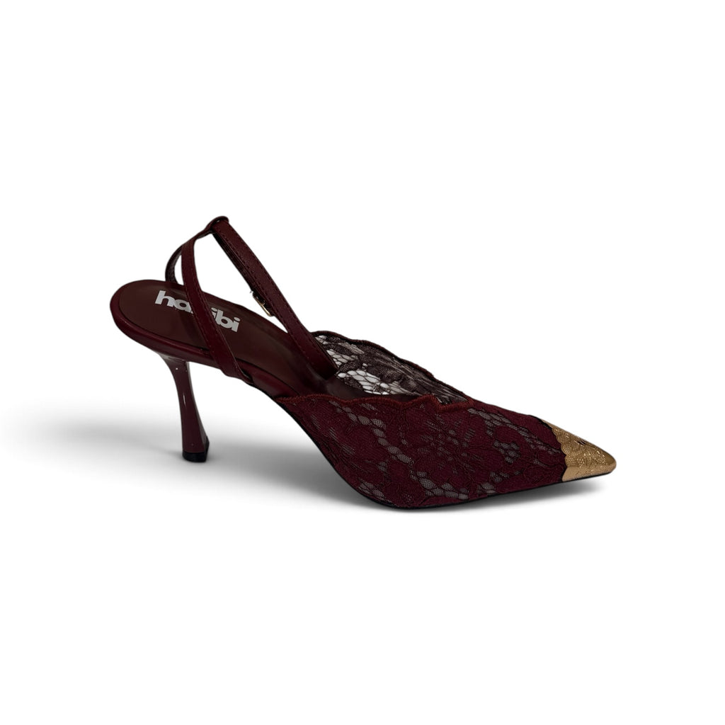 " Ayla " décolleté bordeaux