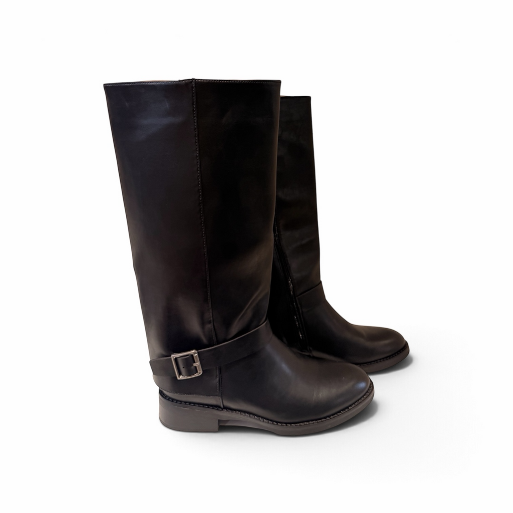 " Shine " boots nero